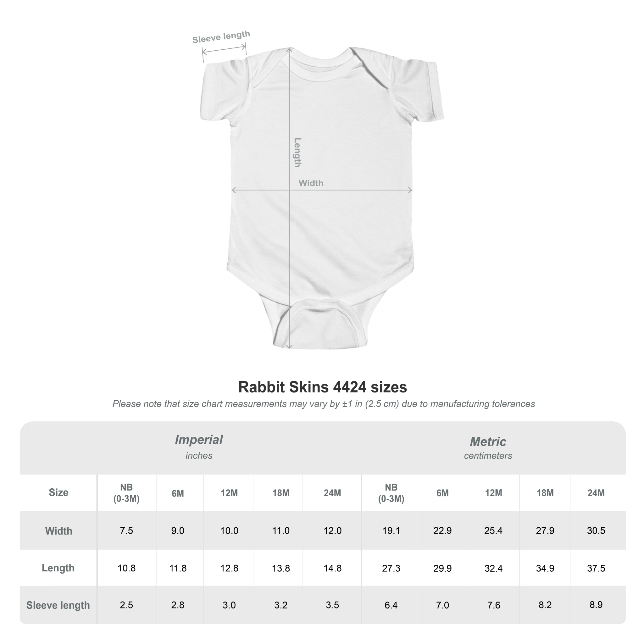 13 Baby Bodysuit print